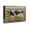 Stupell Industries Painterly Cow on Farm Framed Giclee Wall Art Design by Sara G. Designs